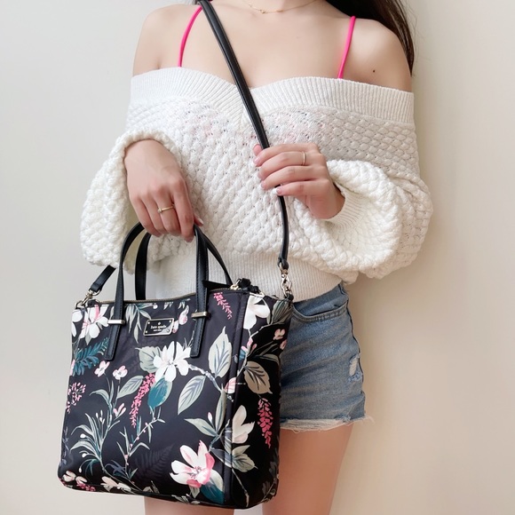 Kate Spade Alyse Wilson Road Botanical Satchel - Picture 3 of 7
